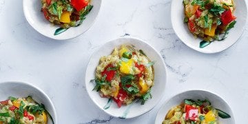 BİBERLİ KÖZ PATLICAN SALATASI