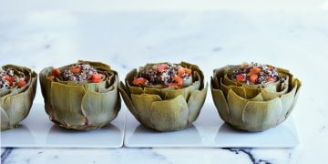 ZEYTİNYAĞLI ENGİNAR DOLMASI