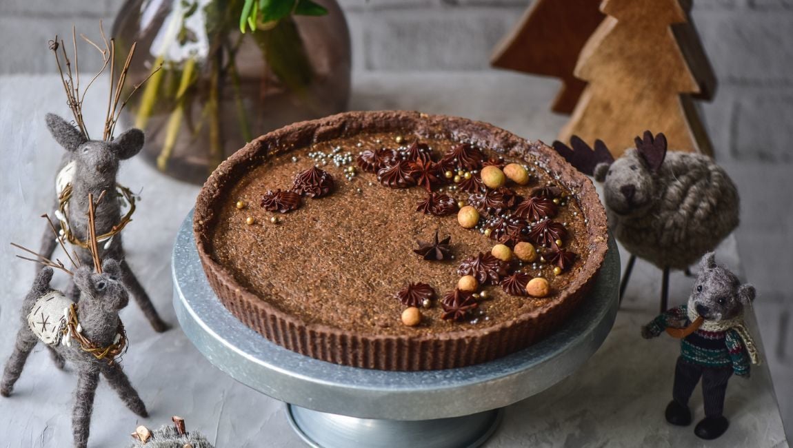 ÇİKOLATALI YILBAŞI TART